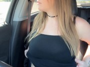 Hot MILF Strips Down in Car and Plays w/ Pussy until Intense Orgasm 1/16