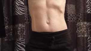 Cute goth girl stripping
