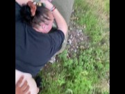 Another creampie in the woods for BBW neighbor 5/16