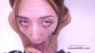 Young 19yo blonde gets teen pussy fucked video auditions