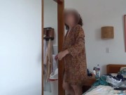 On the beach, stepmom shows off and loves making cocks hard