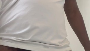 Teasing this big black cock again