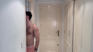 Wedgie discipline from stepdad
