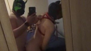 Daddy Pup fucking his slut raw bareback