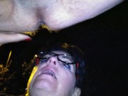 Down on its knees ready to serve its master in anyway he desires, soaked in a puddle of piss, spit a 7/16