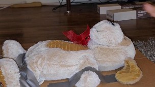 Trampling and Sitting on a Stuffed Dog