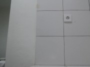 Secret fingering and masturbating with a native dildo while sugar daddy takes a shower 15/16
