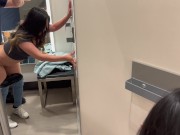 Risky Quickie With Asian Beauty in Target Dressing Room 6/16