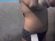 Bhabi ne dever ko apna badan dikhaya nahate hue 8/16