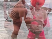 Matriarch Ezada Sinn - ruined orgasms for My human object on the beach (preview) 9/16