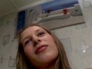 POV Blonde Beauty Nott R Milks a Hard Cock with Her Mouth! 7/16