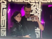 Sexy pickup in night club: blowjob in the toilet and passionate sex in a hotel room 1/16