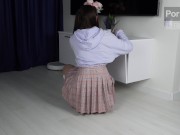 Dumb stepbrother didn't get the hints of niphomaniac stepsister. Seduced and fucked.Valeria Sladkih 1/16