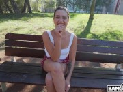 BANGBROS - Andrea Lapiedra Sucks Tommy Cabrio's Dick In The Park And Ends Up With Cum In Her Mouth 1/16