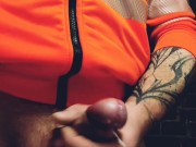 Big white dick solo masturbation - OF @leoruff 12/16