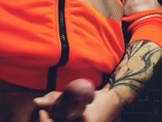 Big white dick solo masturbation - OF @leoruff 14/16