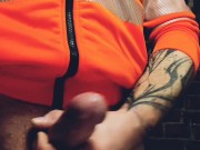 Big white dick solo masturbation - OF @leoruff 9/16