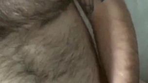 Hairy Daddy Stroking and Cumshot Compilation