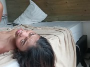 Step daddy gives up and having sex with teen daughter of his girlfriend 14/16