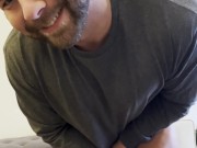 Pulling Out My Hard Cock Before My Girlfriend Gets Home 13/16