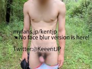 21-year-old Thi-kun also exposes himself outdoors and gives blowjobs to Kent's cock. 3/16