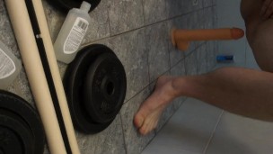 EXTREMELY deep self-anal in the shower