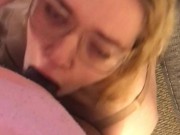 Baby girl deep throats bbc