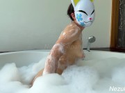 Delicious foam bath in the jacuzzi and delicious SQUIRT and moans 9/16