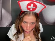 ENFERMERA CALIENTE alivia al paciente con una desordenada MAMADA 11/16