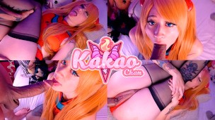 Asuka’s tight pussy get creampie