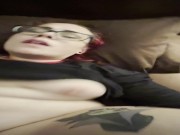 BBW stepmom milf fucked missionary while using vibrator his pov 10/16