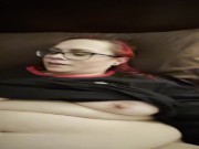 BBW stepmom milf fucked missionary while using vibrator his pov 16/16