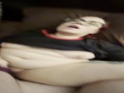 BBW stepmom milf fucked missionary while using vibrator his pov 4/16