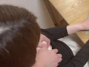 彼女の肩揉みしてたら隙間から見える巨乳に我慢できなくなって触りまくる-日本人/素人カップル/巨乳/美乳/個人撮影 14/16