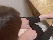 彼女の肩揉みしてたら隙間から見える巨乳に我慢できなくなって触りまくる-日本人/素人カップル/巨乳/美乳/個人撮影 15/16