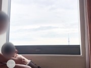 スカイツリービューのホテルで教え子にメイド服を着せてフェラをさせた後、白昼の立ちバックでイカせる 8/16