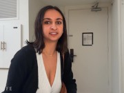 Big titty coworker says NO to CONDOM during business trip hookup 3/16