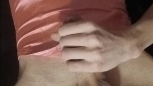 Sissy in pink cums-onlyfans briiiroze
