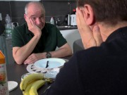 Sweet Wet Pussy Hardcore DPBy Two Grandpa Cocks she loves to swallow too 2/16