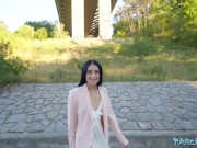 Public Agent Big cock for skinny Russian after public pickup at bus stop 8/16