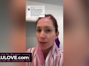 Babe sharing date night behind the porn scenes pussy spreading fingering, getting ready naked & club dancing - Lelu Love 9/16