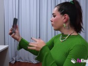 Clueless dude didn't expect to fuck amazing shemale Jessica Kate at his first scene! 5/16