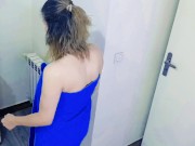 از حموم در اومدم .رفتم لباس بپوشم .شوهر خواهرم اومد تو اطاق.چه کیری داره 1/16