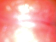 Camera Inside Pink Pussy Records A Huge Creampie From Within (Slow Motion Cumshot)