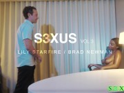 Busty teen takes big cock deep inside her pussy 1/16