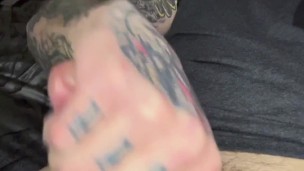Hard As Fuck. Two Handed Jerk. (OF - Lance Kern)