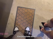 His girlfriend gets careless and Dani Ortiz fucks him, she almost gets caught BIG ASS COLOMBIA 1/16