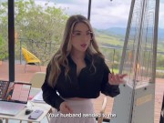 His girlfriend gets careless and Dani Ortiz fucks him, she almost gets caught BIG ASS COLOMBIA 2/16