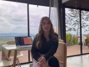 His girlfriend gets careless and Dani Ortiz fucks him, she almost gets caught BIG ASS COLOMBIA 3/16