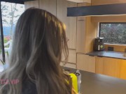 His girlfriend gets careless and Dani Ortiz fucks him, she almost gets caught BIG ASS COLOMBIA 4/16